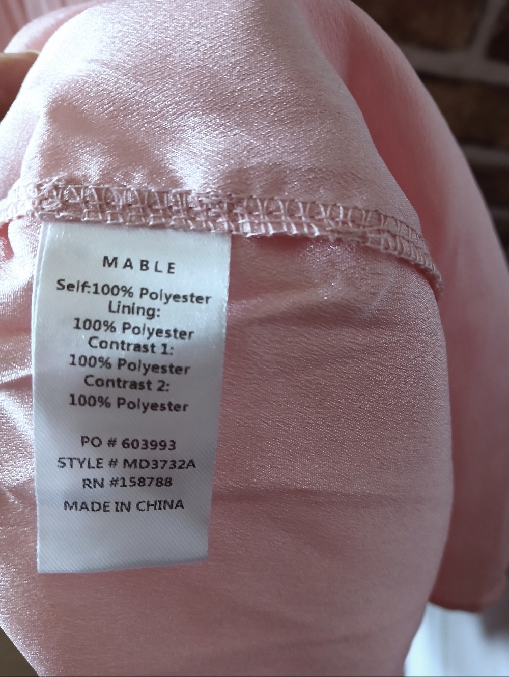 Blush PINK Tulle Midi DRESS Ruffle Bow Waist MABLE Graduation Wonen's Size M - Picture 13 of 15